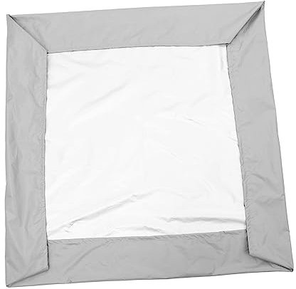 BESPORTBLE Bunkerabdeckung abdeckplan Easy putz platzsparend Sandkastenabdeckung Sandkastendach Baldachin Spielzeug kleine Badewannenabdeckung Schutzhülle Kind Polyester-TAFT