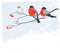 BESTonZON 1 Blatt Kleiner fetter Vogel Glasaufkleber Blumenfensteraufkleber Schreibtischkalender Hintergrund Wohnkultur Vögel Aufkleber entfernbarer Aufkleber Glastür schmücken Wandtattoos