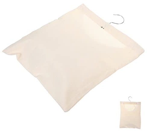 CAXUSD Bolsa para Pinzas De Ropa Portá**Til Gancho De Acero Inoxidable** para Colgar, Lavable y Resistente, Tamaño Mediano, Multifuncional para Almacenamiento Exteriores y Armarios