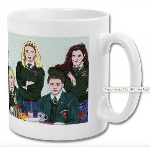 Fun Derry Girls Mug 'A Derry Nice Cup of Tea!' dishwasher and microwave safe. A lovely gift for Derry Girls fans! Mum Dad Sister Brother Friend