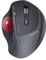 ProtoArc EM01 NL Trackball Maus Kabellos, 2.4G USB & 2*Bluetooth, Daumensteuerung, Verstellbarer Winkel,5 DPI Einstellbar,Wiederaufladbare Maus für PC/Mac/iPad/Windows - Rot Ball