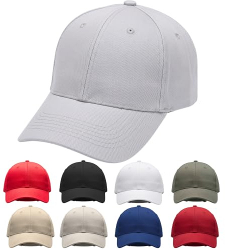 A2Z Mens Schlichte Baseballkappe Atmungsaktives Polyester Klassische Crew Kappe