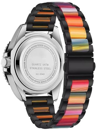 2 Stück Edelstahl Anschluss Kompatibel mit Huawei Watch Fit 3 Uhrenarmband Anschluss, 20mm Metall Adapter für Uhren Langlebig Stecker für Huawei Watch Fit 3 Connectoren (Silber)