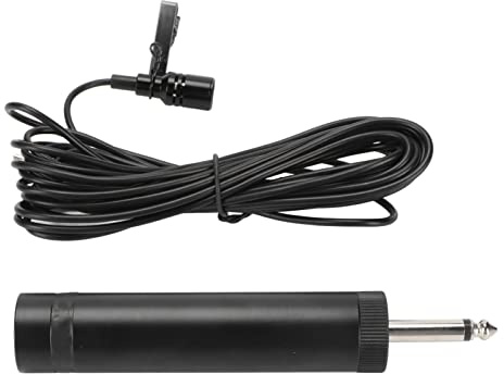 Wired Lavalier Microphone Noise Canceling Omnidirectional Condenser Lapel Mic for Live Streaming Vlogging
