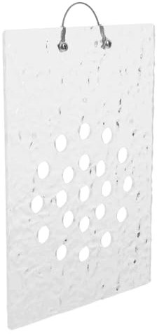 CAXUSD 1 Satz Hirschhornfarn-Montageplatte Wandmontageplatte Pflanzenanzeige Pflanzenhalterung Wandmontierter Pflanzenhalter Acryl Transparent