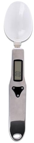 BTFO Cucchiaio Dosatore Digitale, 300g/0,1g Alta Precisione Cucchiai Dosatori per Alimenti in Grammi Utensili da Cucina con Display LCD Unità di Misura g/oz/gn/ct