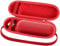 Casmilee Speaker Case for Beats Pill Bluetooth Speaker and Portable Wireless Charger, for Beats Pill Accessories Storage Bag, with Shoulder Strap for Outdoor Traveller - Case Only (Red)