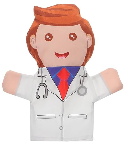 ifundom Doktorhandpuppe Fingerspielzeug für die ganze Familie Eltern-Kind-Interaktives Handpuppen für figurförmiges Fingerpuppenspielzeug Fingerpuppe PP Baumwolle