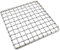 1Pack BBQ Grill Mesh Mat Outdoor Camping Pot Rack Portable Barbecue Mesh Net, Silver Square