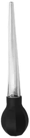 Hohopeti Turkey Injector Pump Tube with Silicone Tip Plastic Baster for Oil Dispensing and Seasoning Injection Easy to Use Cooking Accessory for Roasting Turkey Beef Pork BBQ and Holiday