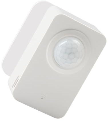 Kisangel WiFi Pir Bewegungsmelder Smart Sensor Kabelloser Intelligenter Infrarotsensor für Heimüberwachung Einfache Montage Fernalarm per App ohne Batterie