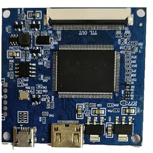 7 Zoll 1024 * 600 Mini HDMI Controller Driver Board TFT LCD Bildschirm for Computergehäuse Monitoranzeige, Kompatibel Mit Raspberry Pi, Monitorzubehör(Only Board)