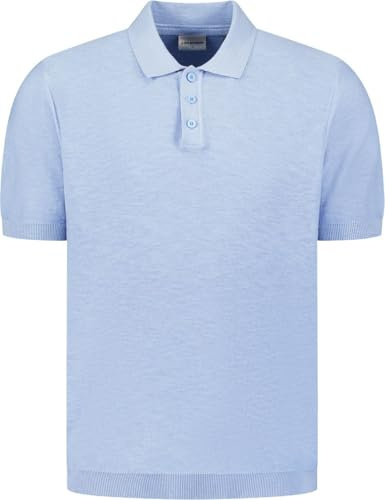 NO EXCESS Knitted Slub Poloshirt - Herren - Bekleidung