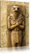 Pixxprint Ägyptischer Gott Horus, Größe: 60x40cm, Leinwandbild, fertig gespannt, Wandbild, Dekoration, Kunstdruck, kein Poster