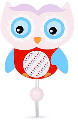 Mousehouse Gifts Porte Manteaux Chouette Hibou pour Une Chambre d'enfant ou de bébé