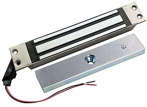 UHPPOTE Conceal Installieren Einsteckmontage 280kg Magnetisches Schloss für hölzerne Glastür