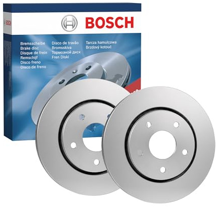 Bosch BD2018 Brake Disc Set - 301.8 mm Vented Coated Discs - Front Axle - ECE-R90 Certified - Great Cooling, Advanced Corrosion Protection - 1 Set of 2 Discs