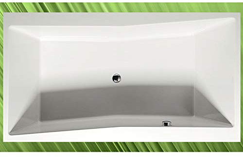 Polysan Badewanne QUEST 180x100cm, Weiß, Acryl, Modern, Lackiert, Einbau, 447 Liter, 76 kg, 8590729051329