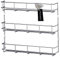 Buckingham 3 Tier Spice and Herb Rack Premium Quality Heavy-Duty Chrome Wall Mounted Kitchen Cupboard Storage Organiser 38.5 Cm
