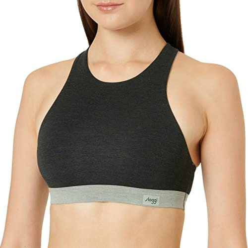 Sloggi Damen Funktionsunterwäsche Women Move Flow Top1, Mehrfarbig (Black Combination M014), Gr. 44 (Herstellergröße: Large)