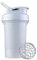 BlenderBottle Classic V2 Shaker Bottle with Stainless Steel Ball, For Protein Shakes, Dishwasher Safe, 590ml, White