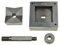 Pro-Lift-Werkzeuge Lochstanze rechteckig 68 mm x 68 mm, mit Zugbolzen und Mutter, Blechlocher