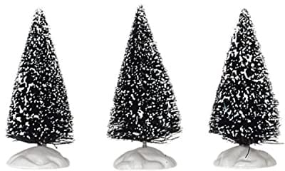 LEMAX Verschneite Bäume - Bristle Tree, Set mit 3 Stück, Artikelnummer 04763