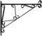 Elixir Gardens Heavy Duty Wrought Iron Hanging Basket Wall Bracket S, M, L, XL - Black | Various qty available (from 1 to 40) | x 2, extra large 18 inch