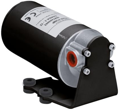 PIUSI Pompa ad Ingranaggi per Travaso Acqua, Gasolio ed Olio, Portata 10 l/min a 24V, Connessioni 3/8 BSP | GARDA 2 NMT450003A