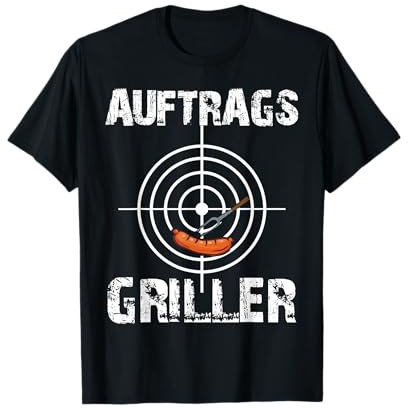 Grillen Tshirt Für Männer Lustig Barbeque Grillschürze BBQ T-Shirt