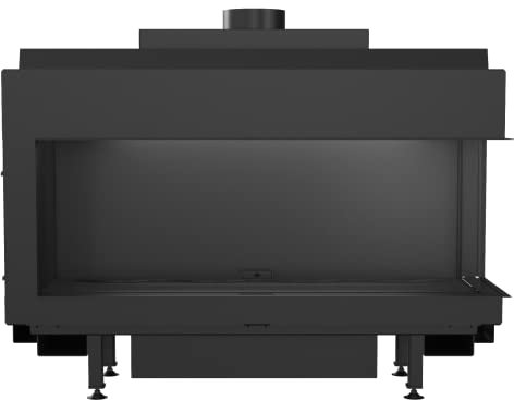 Kratki LEO/P/100/G30/50MBAR Gaskamin-Einsatz Leo 100 zum Einbau, rechtsseitige Verglasung, Brennstoff: Propanbutan (LPG), Stahl, Nennwärmeleistung: 9,5 kW, EEI 94,4, Steuerung und Fernbedienung