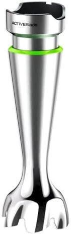 Anakel Home Recambio Brazo de Batidora 7322115504 Compatible con Braun 4200 Multiquick 9 | Recambio original | Cuchillas de Acero Inoxidable