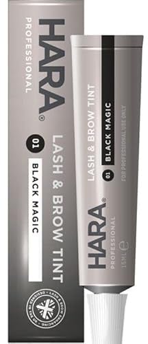 Hara Tinte para pestañas y cejas, negro Magic 15 ml