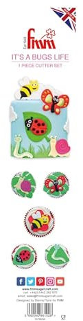 FMM It's a Bug's Life Insect Motif Icing Cutter for Sugarcraft, Cake Decorating