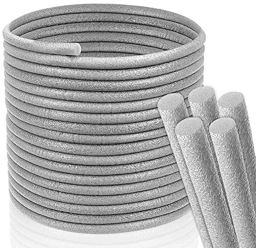 12 Meter PE Rundschnur Dichtung, Ø20mm Fugenschnur Füllschnur Fugenfüllprofil Schaumstoff rund für Spalt und Fuge Beton Füllung