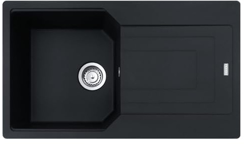 Franke Urban UBG 611-86 114.0682.521 - Fregadero de granito, color negro mate