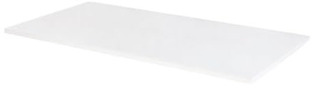 bathme Tapa Encimera Lavabo Color Blanco Brillo - Medida: 60 cm 60 cm