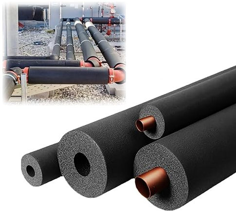 1.8m Waterproof Pipe Insulation Foam Tubing Anti -freezing Central Heating External Condensate Pipes Handle Grip Support Pipe Insulation 6mm 13mm 16mm 20mm 25mm 32mm 50mm 63mm 76mm 90mm 110mm (Size :