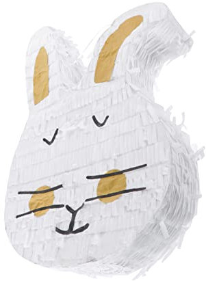 Ciieeo Stereo-piñata Easter Party Favors. Osterparty Dekoration Ostern Party Rabbit Pinata Ostern- Kaninchen- Pinata- Dekorationen Easter Party Supplies. Weiß Hase Papier Geschenk Kind