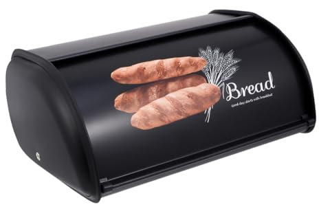 MAGICLULU Brot Box Metall Trommel Luftdichte Lagerung Platzsparende Box Für Küche Home Shop Rolle