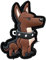 Dog - German Shepherd Schäferhund Herdenhund Morale Patch mit Hakenklett