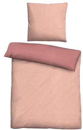 biberna 0840500 Melange-Flanell Bettwäsche