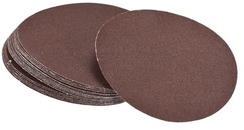 CoCud PSA Sanding Discs, 5 Inch Dia 120 Grits, Self Adhesive Sticky-Back Sandpaper - (Applications: for Woodworking Metal Finishing), 30-Pieces