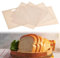 CAREDGO 6 Stk Toastbeutel Toasterbags Wiederverwendbare 17*19cm Sandwich-Bag Toaster Bags Antihaft Toaster beute Teflon Toast Taschen Sandwichbeutel Toasttaschen für Sandwich Pizzastücke Nuggets Snack