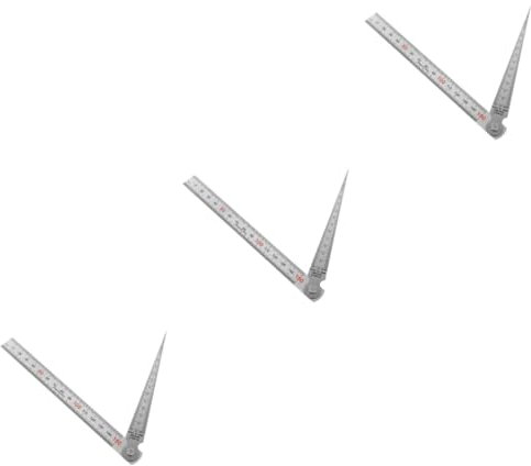 Gatuida 3sätze Edelstahl Fühlerlehre Mit Geradem Stahlmaß Präzisionsmesswerkzeuge Für Breiten Und Dickenmessungen Für Maschinenbau Fahrzeugwartung Und Heimwerkerprojekte