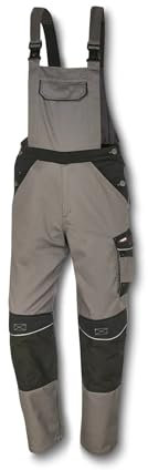 Parkside Arbeitslatzhose Wasserabweisend mit praktischen Werkzeugtaschen (DE/NL/SE/PL, Numerisch, 50, Regular, Regular, Grau)
