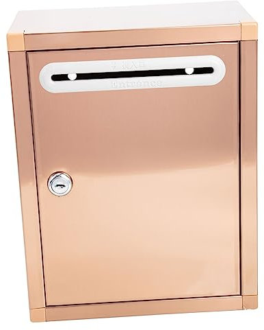 VILLCASE Boîte Aux Lettres Murale En Métal Pour Rangement Du Courrier