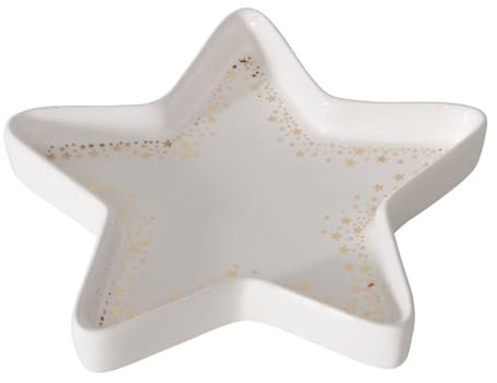 Boltze Home Sternschale aus Keramik STYVEN, 17,5 x 17,5 cm