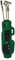 Veesper Doll House Golf Clubs, Mini -Golf -Miniatur -Golfschläger Miniatur -Accessoire Golf Bag Clubs Golfeimer Miniaturmodell, Grün, Grün