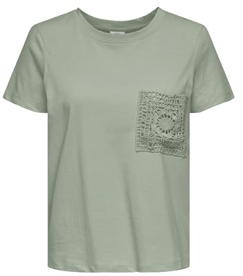 Jdyselma S/S Crochet Pocket Top JRS